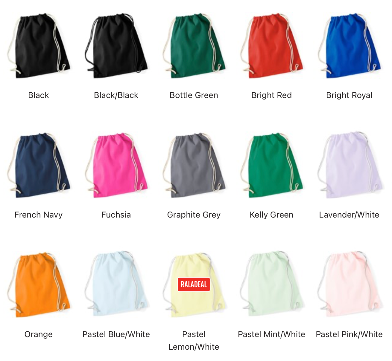 Cotton Gym Sack
