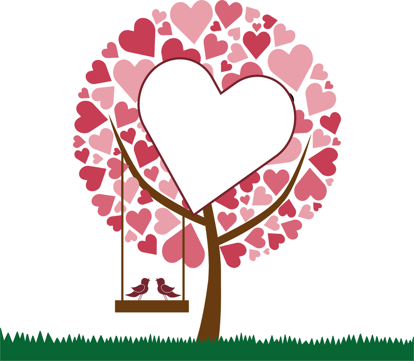 Love Heart Tree Baby Suit