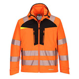 Hi-Vis Hooded Softshell Jacket
