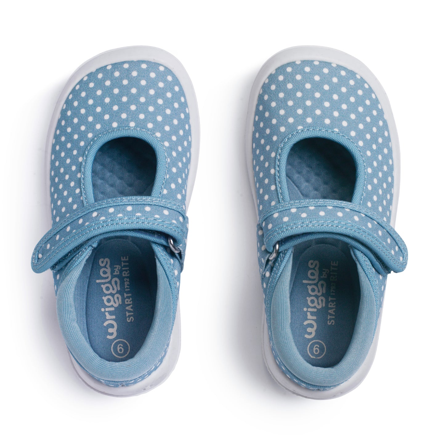 Blue Polka Dot - Wiggles First Walking Shoes