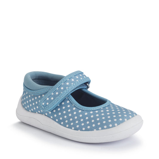 Blue Polka Dot - Wiggles First Walking Shoes