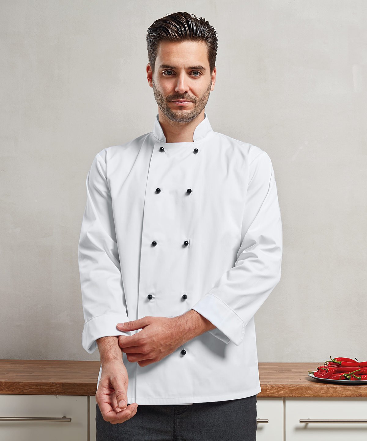 Long sleeve chef's jacket