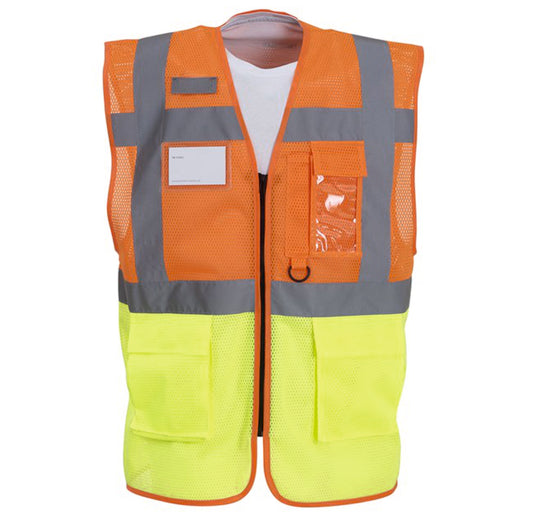 Open-mesh Executive Hi-vis Waistcoat