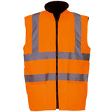 Hi-Vis Reversible Fleece Bodywarmer