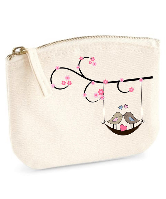 Swinging Love Birds Organic Purse