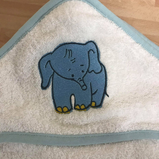 Baby's Hooded Towel Elephant