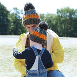 Corkscrew Pom Pom Junior Beanie