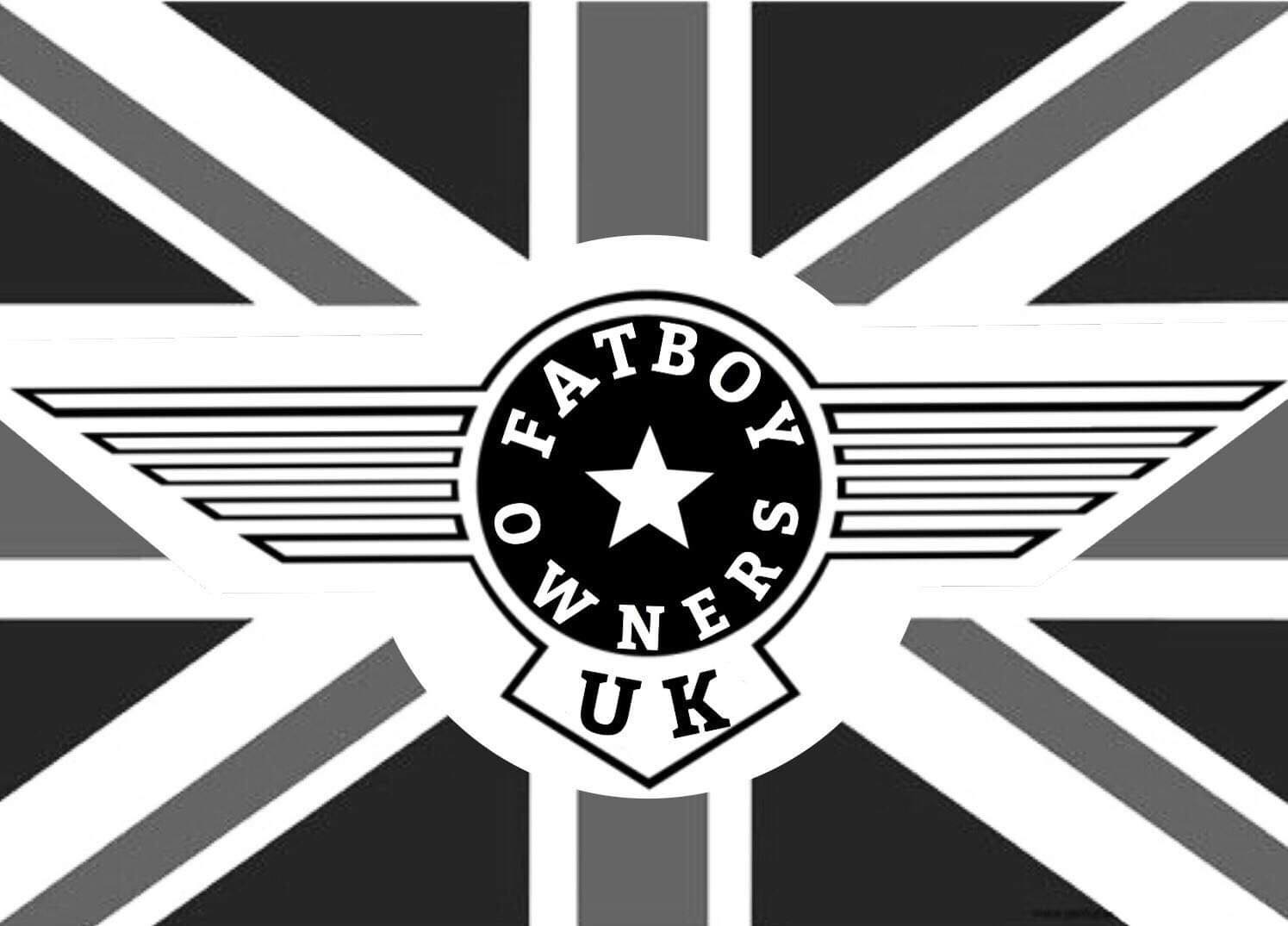 Fatboy Owners Badge 20cm INCLUDES £2 DELIVERY – H & K Embroidery