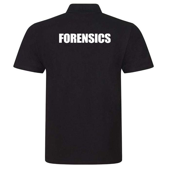 Forensic Science Polo With Back Print