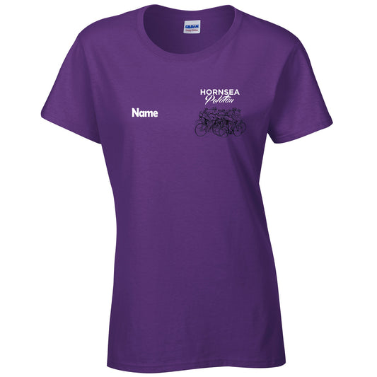 Hornsea Peloton Ladies T-shirt Gildan - Purple