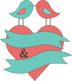 Personalised Love Birds Toiletries Bag