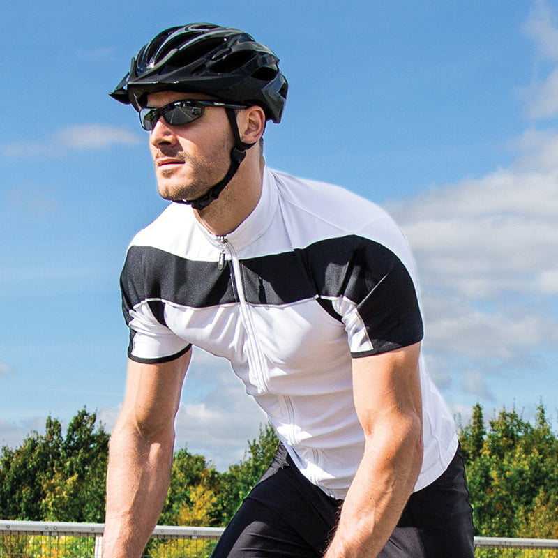 Mens Bike wear full zip top