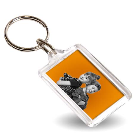 Rectangular Keyring with Personalised Print