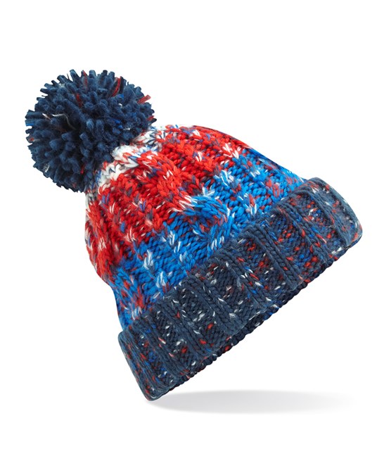 Corkscrew Pom Pom Beanie